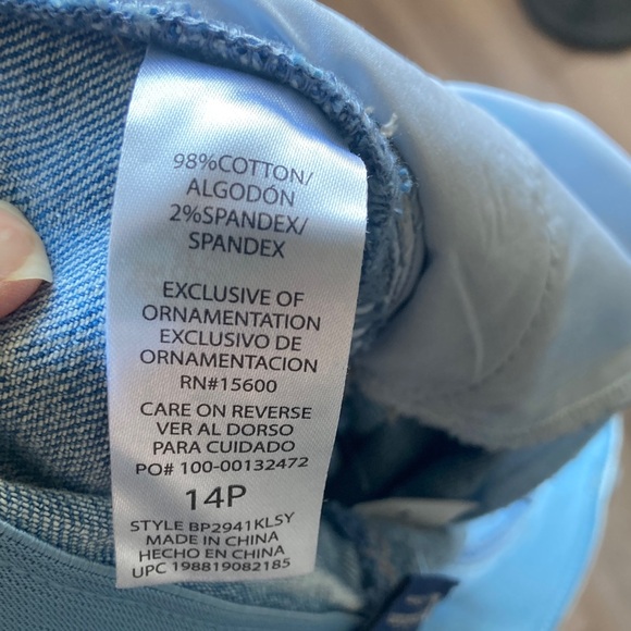 Democracy absolution high rise boyfriend jean slimming panels Denim Jean 14P - Picture 17 of 17